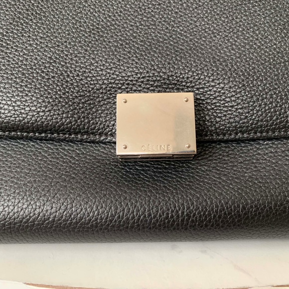 MINT condition Celine trapeze silver hardware + black medium - Picture 2 of 13